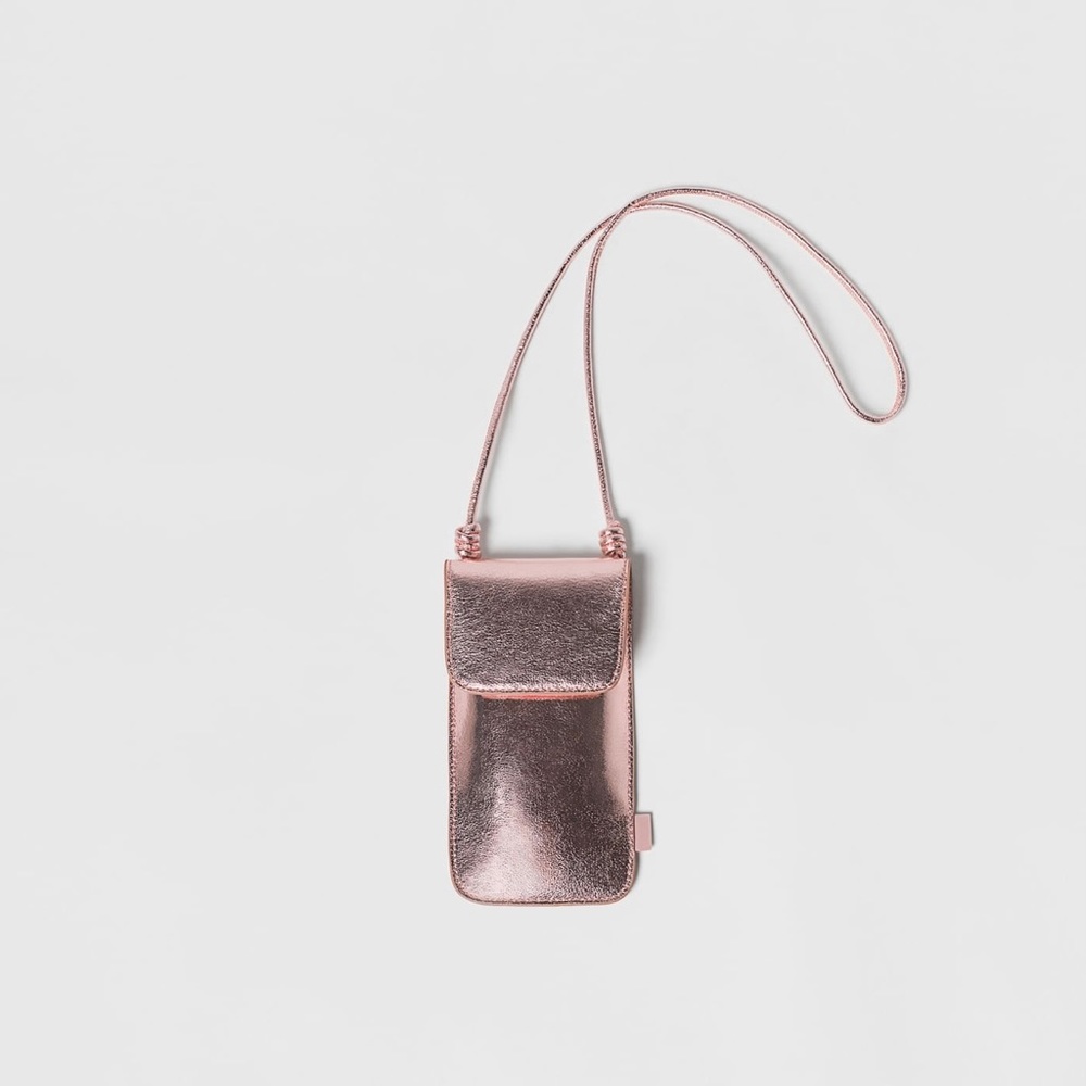 Zara metallic cell phone case
